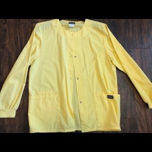 Yellow Cherokee scrub jacket